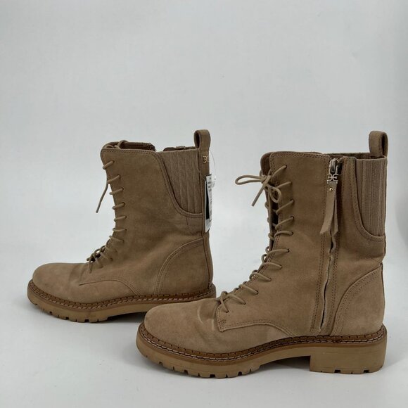 Sam Edelman Tan Suede Lace Up Boots | Size 7 - Picture 3 of 6